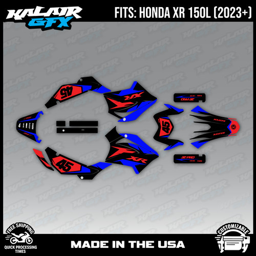 Graphics kit for honda - honda, xr150l
