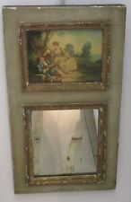rare 19th century miniature trumeau for antique doll decorations