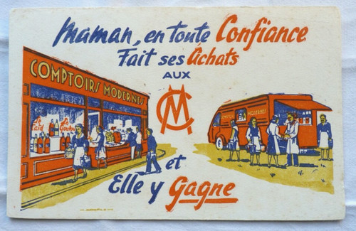Buvard comptoirs modernes - comptoirs,