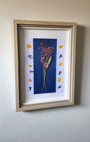 Cyanotype fleurs séchées - et,