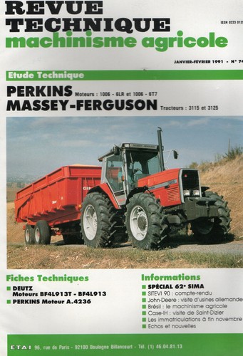 Revue technique tracteurs - technique,