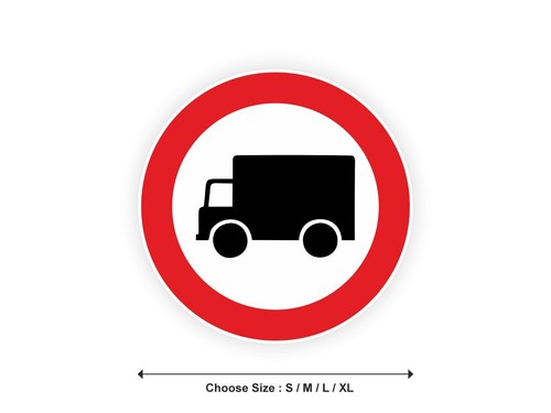 Sticker panneau interdit - panneau,