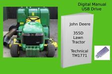 John Deere 355D Lawn & Garden Tractor Technical Manual See Description