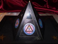 BLACK PENTADOME PYRAMID TALISMAN Radionic Esotericism