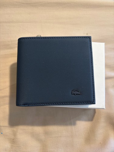 Portefeuille lacoste bleu - lacoste,