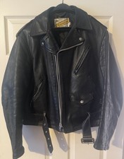 Schott Perfecto Leather Motorcycle Jacket Size 42  Original And Vintage
