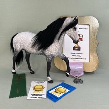 Vintage Custom Breyer Horse - El Pastor Dapple Grey Paso Fino Stallion