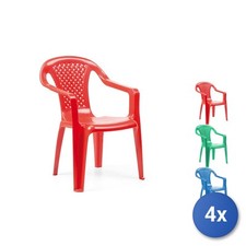 4X Fauteuil En Polypropylène