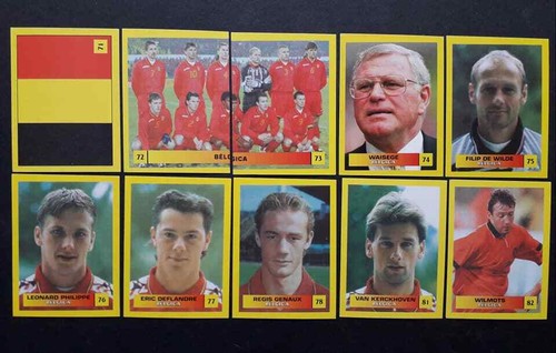 Euro 2000 stickers - euro, vignettes