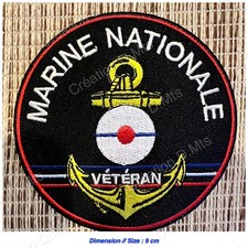 FRENCH NAVY VETERAN Patch - VÉTÉRAN MARINE NATIONALE