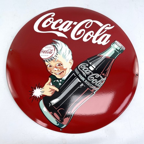 Plaque emaillette coca cola - xl,