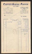 PARIS (III°) BIMBELOTERIE & FANCY JEWELRY ""COMPTOIR GENERAL PARISIEN"" in 1960