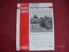 ANCIEN  PROSPECTUS   PUBLICITAIRE   BETONNIERES - MALAXEUSES  AGRAM