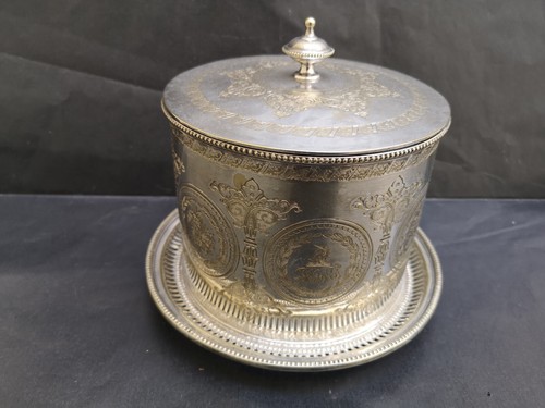 Grand pot biscuit métal - a,