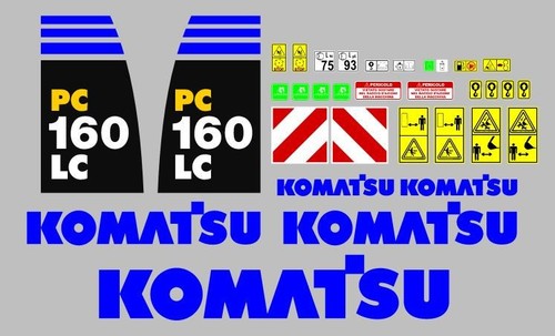 Komatsu 160 6 stickers - pc,