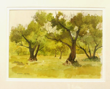 Aquarelle Michel Heintz Les