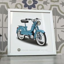 Poster Mobylette Motobecane