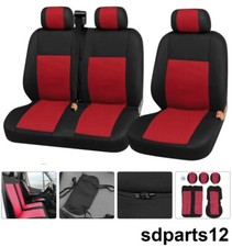 Housses de Siege Rouge Tissu