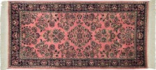 Sarough Tapis 70x140 Noué à