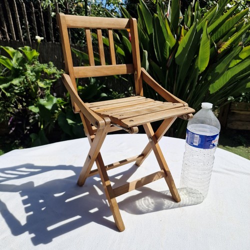 Ancienne chaise enfant pliante - chaise,