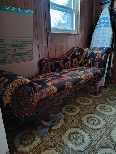 Antique victorian chaise - antique,