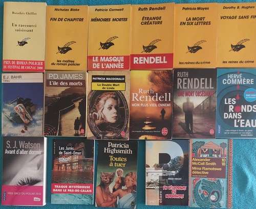 Lot romans policiers - de, 17