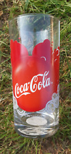 6 verres coca cola rond rouge