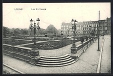 CPA Liége, Les Terrasses 