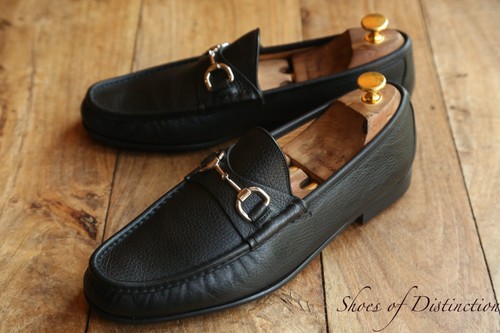 Mocassins gucci cuir noir - mocassins,