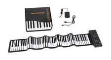 Piano Numerique 88 Touches Clavier Enroulable USB MIDI Portable 128 Rythmes Sons