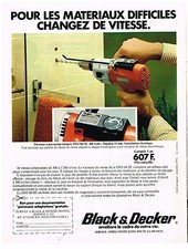 ADVERTISING ADVERTISING 054 1977 BLACK & DECKER impact drill