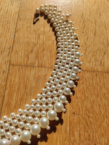 Colliers plastron perles - colliers,