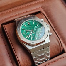 Royal Chrono Green Tapisserie Dial | NH35 Aut | Sapphire | 316L Steel