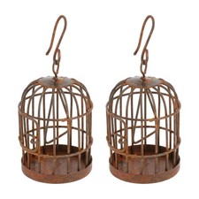 2pcs Miniature Bird Cage