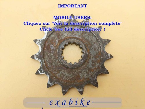 Pignon sortie boite - de,
