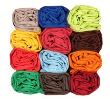 DRAP HOUSSE bébé 95x95 cm UNI COTON pour Matelas de PARC / + de 40 COLORIS