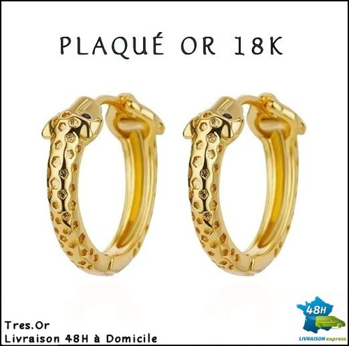 Plaqué 18k panthere - or,