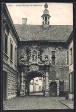 Old postcard Diest, Porte d ́Entree du Beguinage 1905 