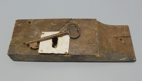 Ancienne serrure bois sa - -,