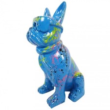 Statue chien bouledogue