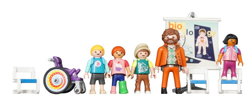 Playmobil enseignant enfants