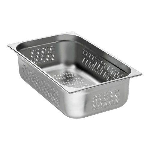 Bac inox perforé 1 - inox, 1/1