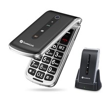 F1PLUS 2G GSM Téléphone Portable Senior Clapet Débloqué avec Grandes Touches ...