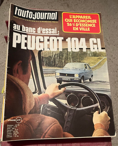 Auto journal 15 - l'auto,
