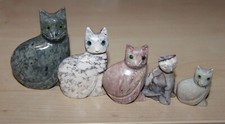 5 Chats figurine "Marmolina"