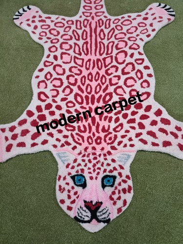 Tapis léopard fait main - 100, %