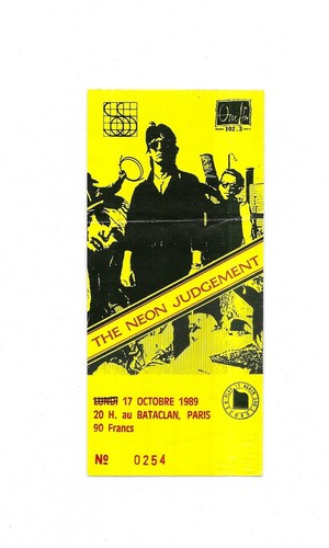 Rare ticket billet concert - rare,