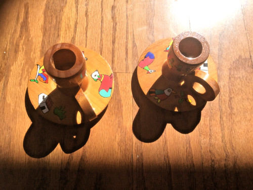 Vintage hand painted - vintage, wooden
