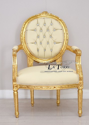 Fauteuil cordelia baroque - fauteuil,