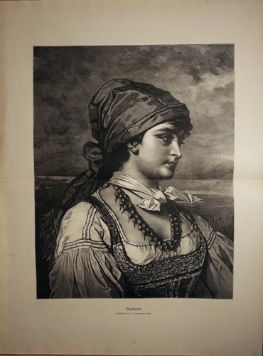 Gitane 1886 gravure - gitane, bois